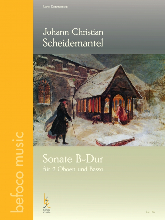 Scheidemantel, Johann Christian Sonate B-Dur für zwei Oboen und BC